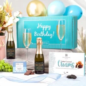 happy birthday prosecco gift box