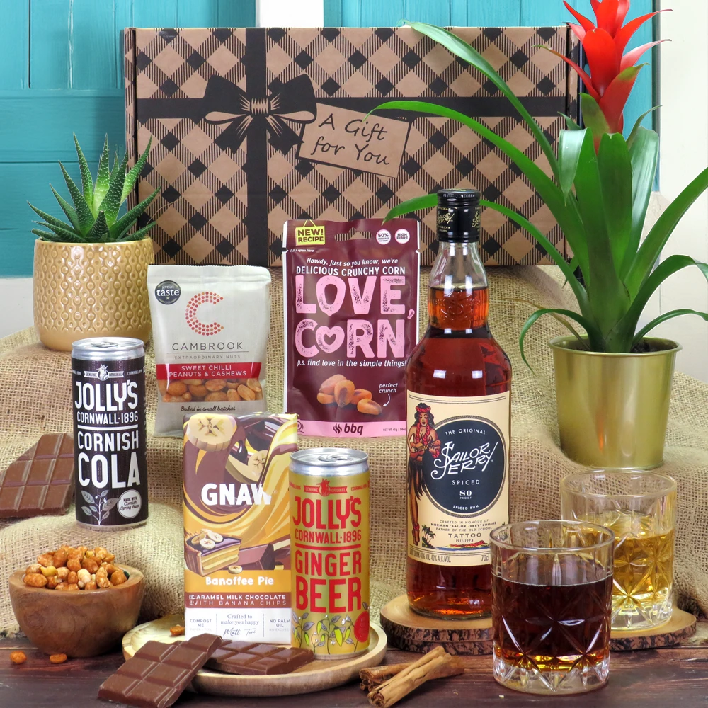 spiced rum gift hamper