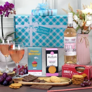 rose wine birthday hamper