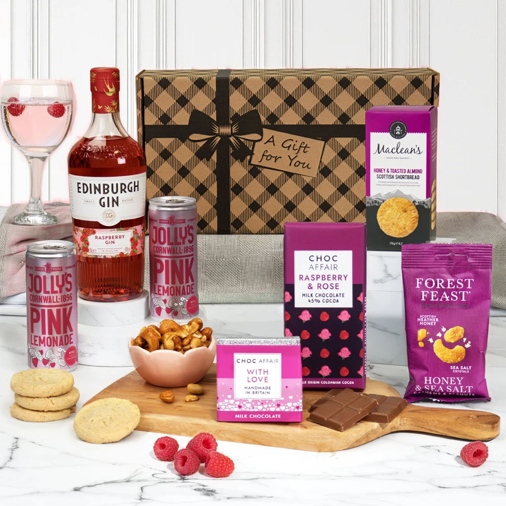with love gin gift hamper