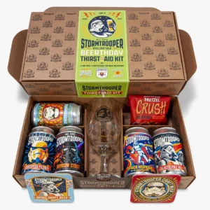 stormtrooper Happy Birthday 'Thirst Aid Kit' gift pack